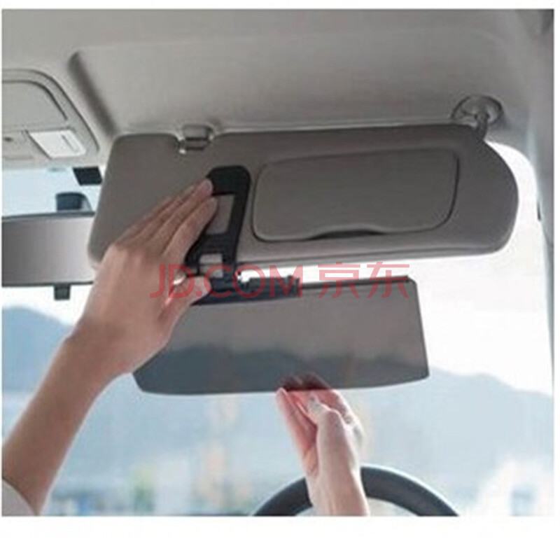 日本原装进口车内防晒遮阳板护目镜可移动车用遮光镜开车隐形墨镜前侧