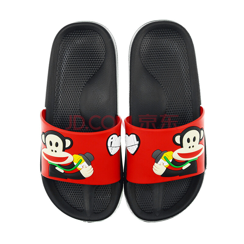 PaulFrank ´ó×ìºïÍÏЬ ÄÐÅ®Çé¿îʱÉл§Íâɳ̲ЬÈíµ×Ï´ÔèÍÏ PF637 ºìÉ« 40