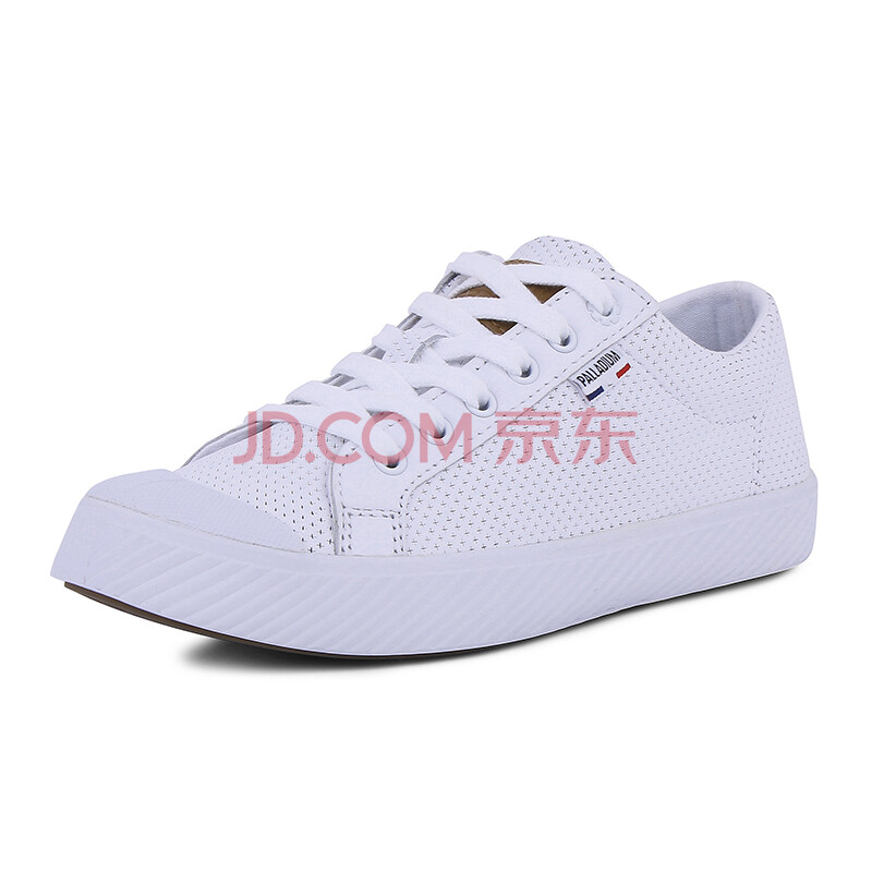 全球購 全球購 帕拉丁/PALLADIUM 男鞋女鞋情侶夏季休閑透氣低幫淺口系帶平底鞋 75734-100-M 白色 US M 7.5 - US W9