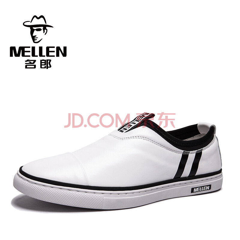 ÃûÀÉ MELLEN MBA88192 ÐÝÏÐЬ°åЬÄк«°æÄÐʿһ½ÅµÅÐÝÏÐЬʱÉÐÆ¤Ð¬ °×É« 44