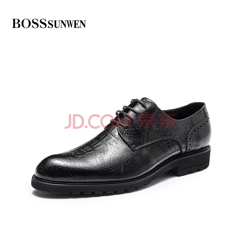 BOSSsunwen°´Ä¦µ×¹¦ÄÜЬţƤöùÓãÎÆµÍ°ïÉÌÎñƤЬÄÐϵ´øB68DB0640 ºÚÉ«(Æ«´óÒ»Âë) 40Â루250£©