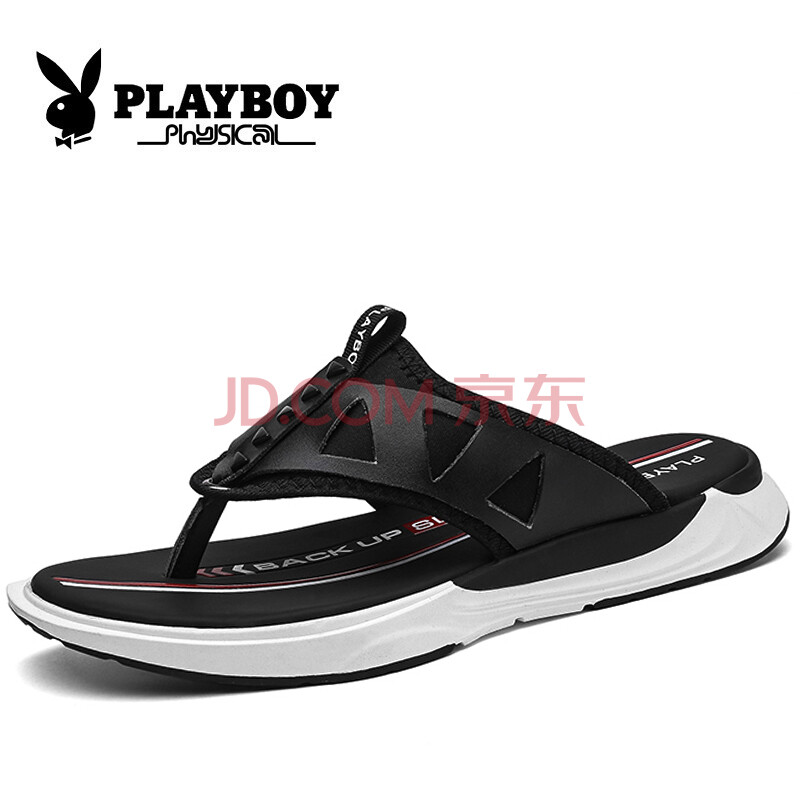 »¨»¨¹«×Ó£¨PLAYBOY£©º«°æÐÝÏÐÁ¹ÍÏ ¼Ð½ÅÄÐÊ¿»§ÍâÍ¸ÆøÉ³Ì²Ð¬°Ù´îÈË×ÖÍÏЬ CX39449ºÚÉ« 41