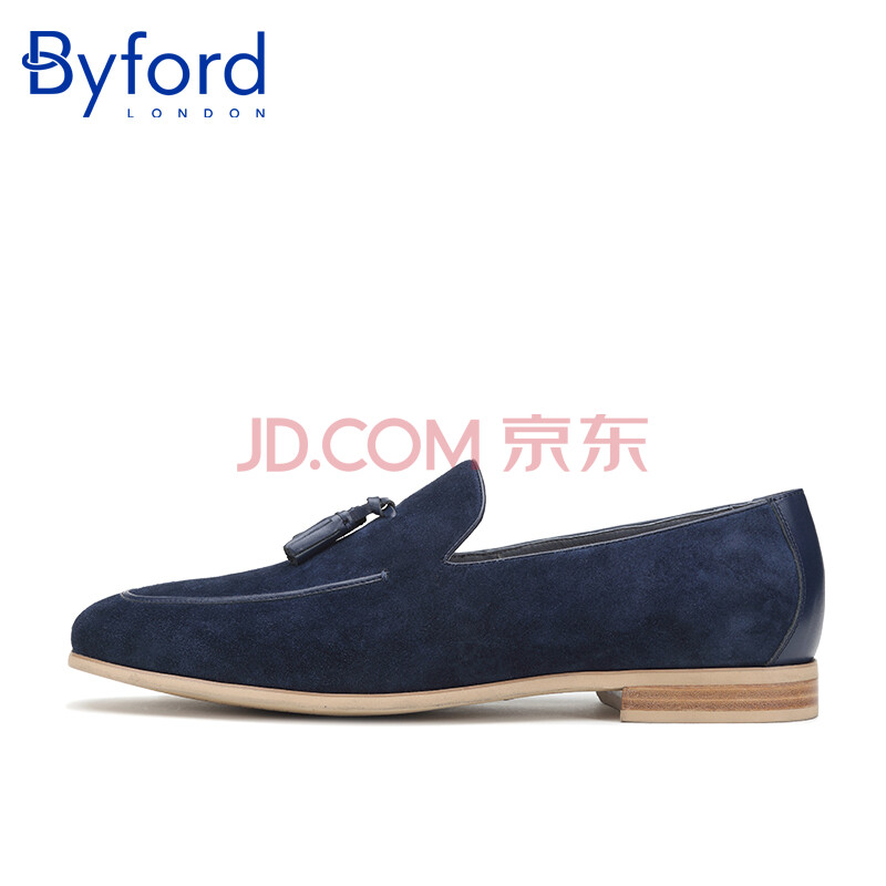 BYFORD/°Ù¸»Ó¢Â×ÐÝÏÐÆ¤Ð¬Ì×½ÅÇá±ãÄÐЬ·´Ã«Æ¤Ê±ÉÐÈíÆ¤Ð¬³±-BF121060042 À¶É« 39