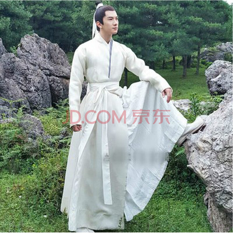 三生三世白真昆侖虛弟子舞蹈戲服古裝男女士漢服長袍俠客六一演出 昆侖虛弟子服 165/80A