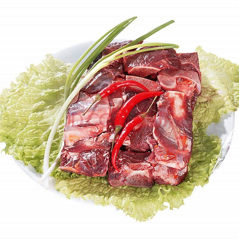 阿斯曼 耗牛帶骨肋排1kg 新疆昆侖山牛肉 清真生鮮冷凍食材 燒烤