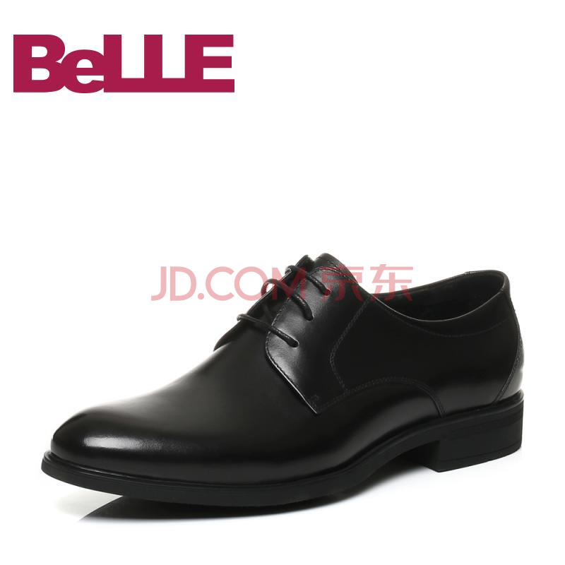 Belle/°ÙÀöÄÐЬпîÇï¼¾¼òԼϵ´øÊæÊʵ±ÈЬÉÌÎñÕýװƤЬ 54104CM7 ºÚÉ« 40