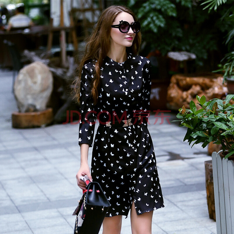 秋装新款潮连衣裙秋冬牌子品质好 新款好用