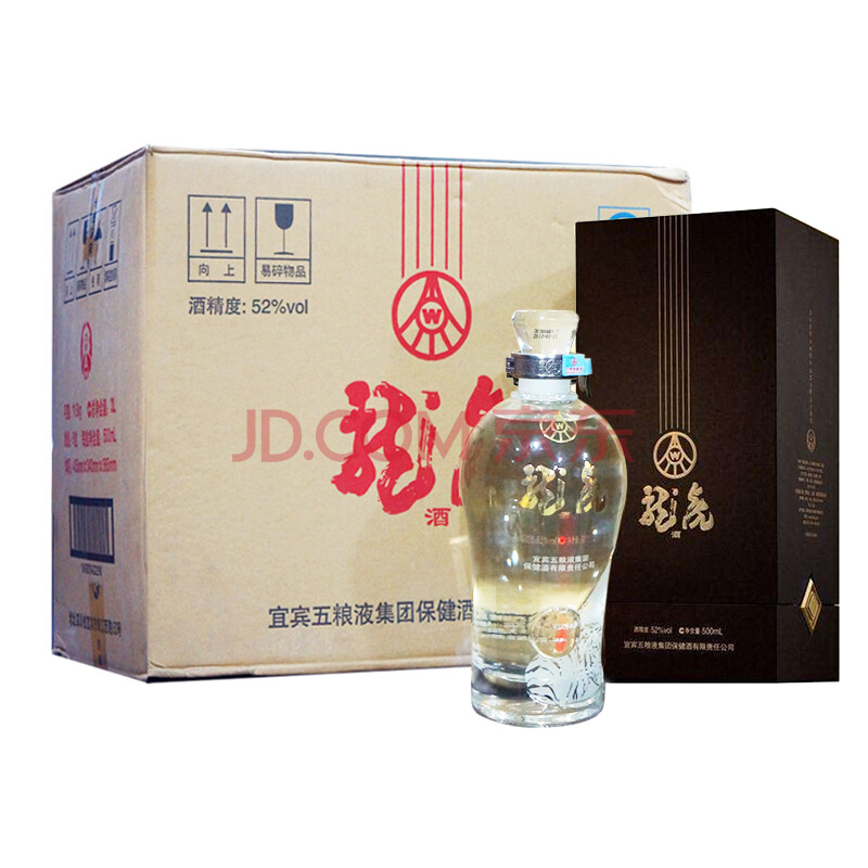 ÎåÁ¸Òº¼¯ÍÅ 52¶ÈÁú»¢¾Æ 500ml*6£¨ÕûÏ䣩2012ÄêÉú²ú