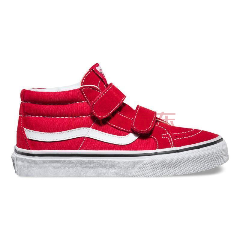 全球購 VANS范斯童鞋男鞋SK8-Mid休閑鞋中幫18T6BT Flame/Black 5.5 Kids