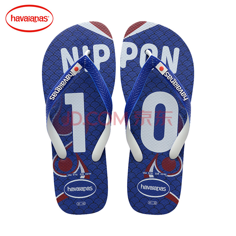 Havaianas°ÍÎ÷2018ÐÂÆ·ÈË×ÖÍÏЬ¿í´øÄпîÀ¶É«ÈÕ±¾¹ú¼Ò¶Ó¹þÍßÄÇ 43-44
