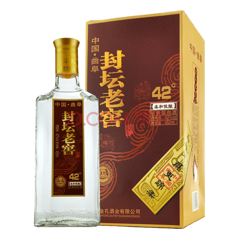 封坛老窖 42度 450ml 柔和绵柔佳酿 浓香型白酒 6瓶装