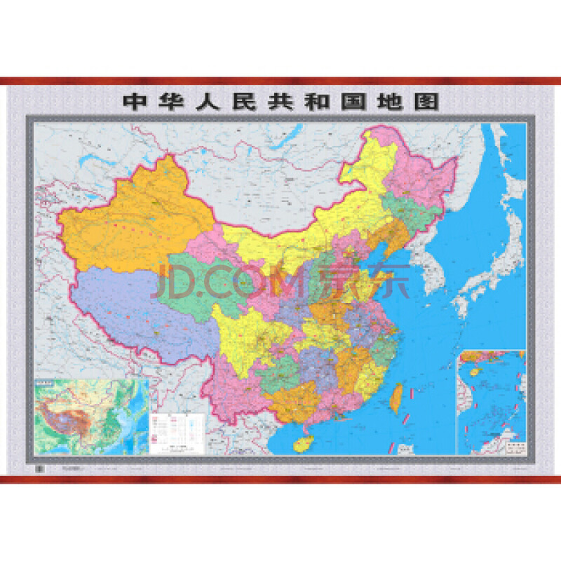 中国地图挂图 北京天经地纬文化传媒有限公司 山东省地图出版社图片