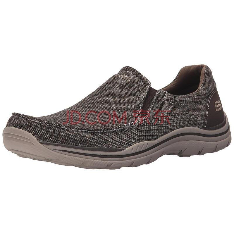 È«Çò¹º È«Çò¹ºË¹¿Ææ£¨Skechers£©ÄÐÐÝÏÐʱÉÐÆ¤Ð¬ USAExpected Dark Brown C/D¿í42/US9