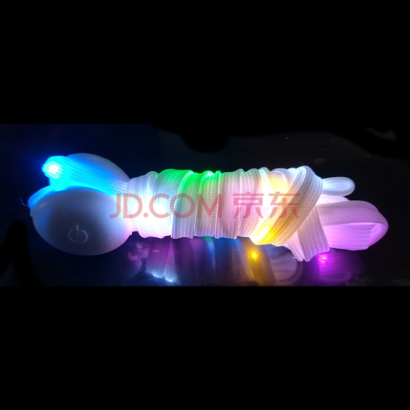 LED µç×Ó·¢¹âÆß²ÊЬ´øÁï±ùÉÁ¹âÒ¹¹âЬ´øÀÁÈËЬ´ø³±È˵ƴøÓ«¹âЬ´øqss °×É« 1.1Ã×£¨5²Ê£©