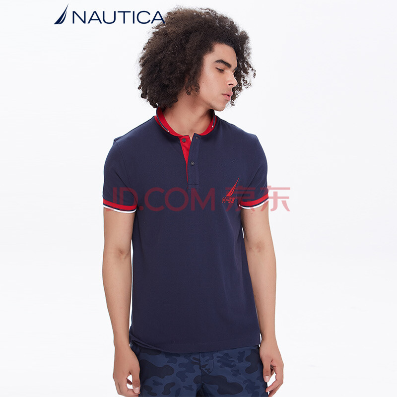 ŵµÛ¿¨ NAUTICA ÄÐÊ¿ 18ÄêÐÂ¿î ¶ÌÐäPOLOÉÀ KM8112 £¨¶àÉ«¿ÉÑ¡£© ÉîÀ¶É« 4NV M
