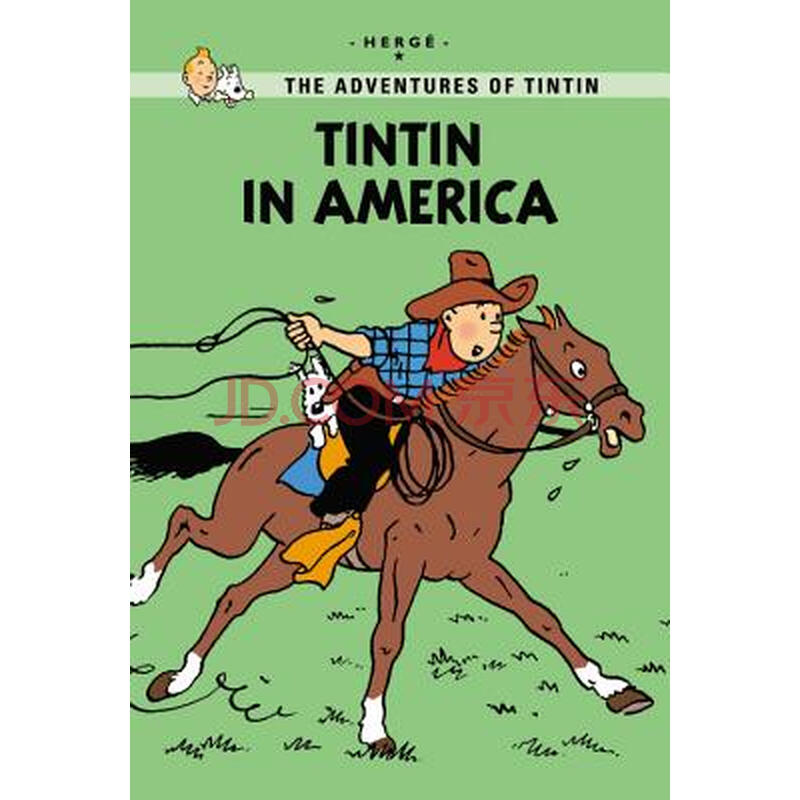 [现货]英文原版tintin in america tintin 6x9 readers