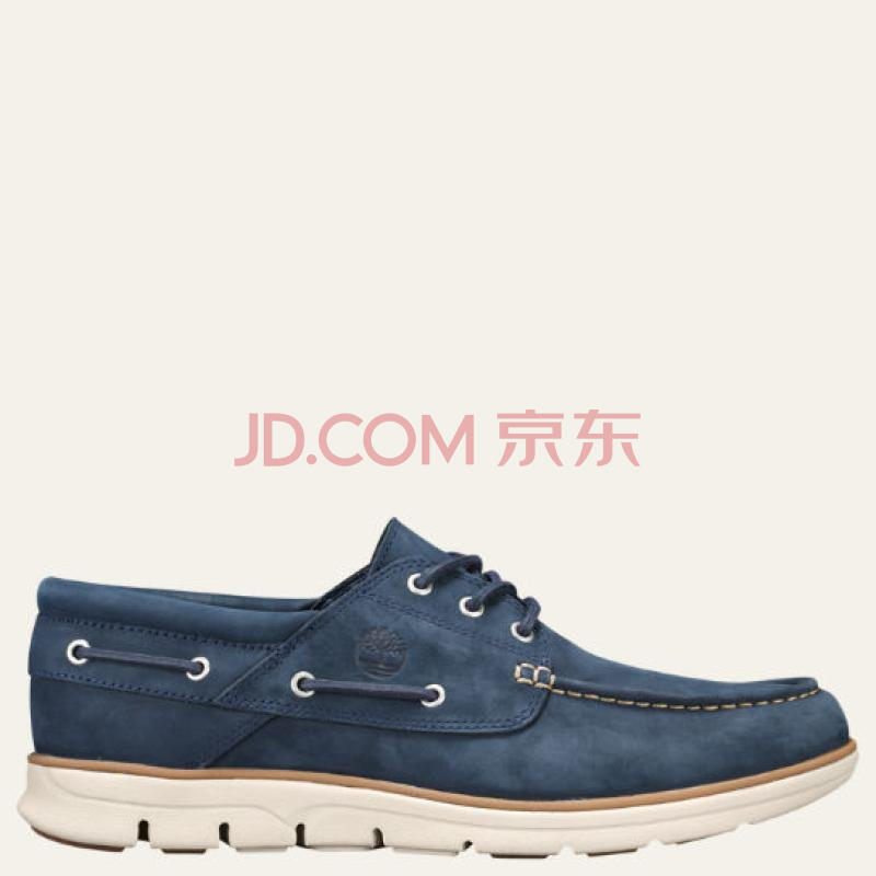 全球購 Timberland/添柏嵐男鞋磨砂皮休閑鞋船鞋A1HCX019 Navy Nubuck 11 Medium