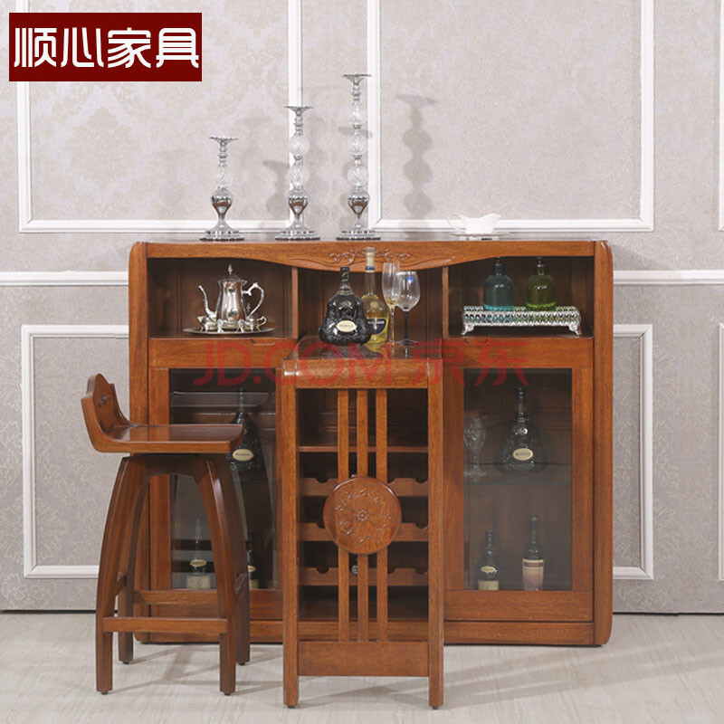 实木吧台中式家用小吧台玄关吧台客厅隔断