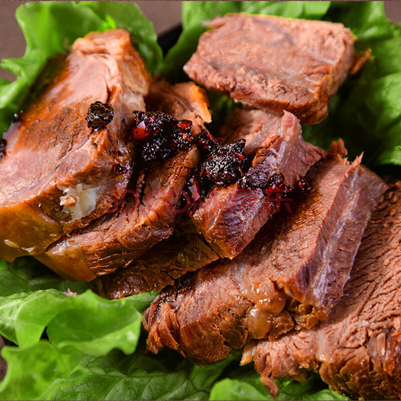 鹏程 熟食 短保新鲜肉质五香酱牛腱肉 酱牛肉200g*4袋 老北京风味