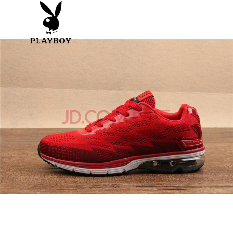 »¨»¨¹«×Ó£¨PLAYBOY£©±©×ß¼Ò ´ºÏļ¾ÐÝÏÐÇé¿î°ëÕÆÆøµæÐ¬·ÉÖ¯Ô˶¯Ð¬Åܲ½Ð¬Í¸ÆøÍøÃæÐ¬ ºìÉ« 38