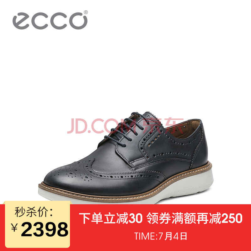 ECCO°®²½´ºÏÄÉÌÎñÐÝÏÐÄÐЬ Í¸Æø¾«Ö¿¾»¨Çáӯϵ´øÆ¤Ð¬ÀÏÄϵÁÐ600844 Å£×ÐÀ¶60084401086 40