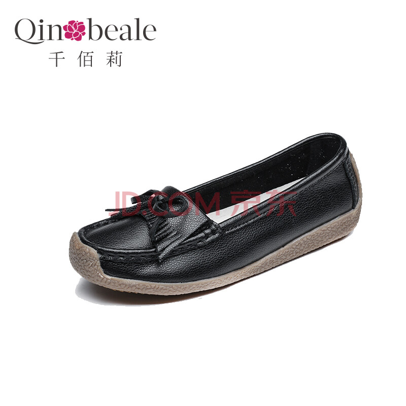 ǧ°ÛÀò Qin&beale ÐÝÏл¤Ê¿ºûµû½áƽµ×dz¿Úµ¥Ð¬Å® 103D3208ºÚÉ« 35