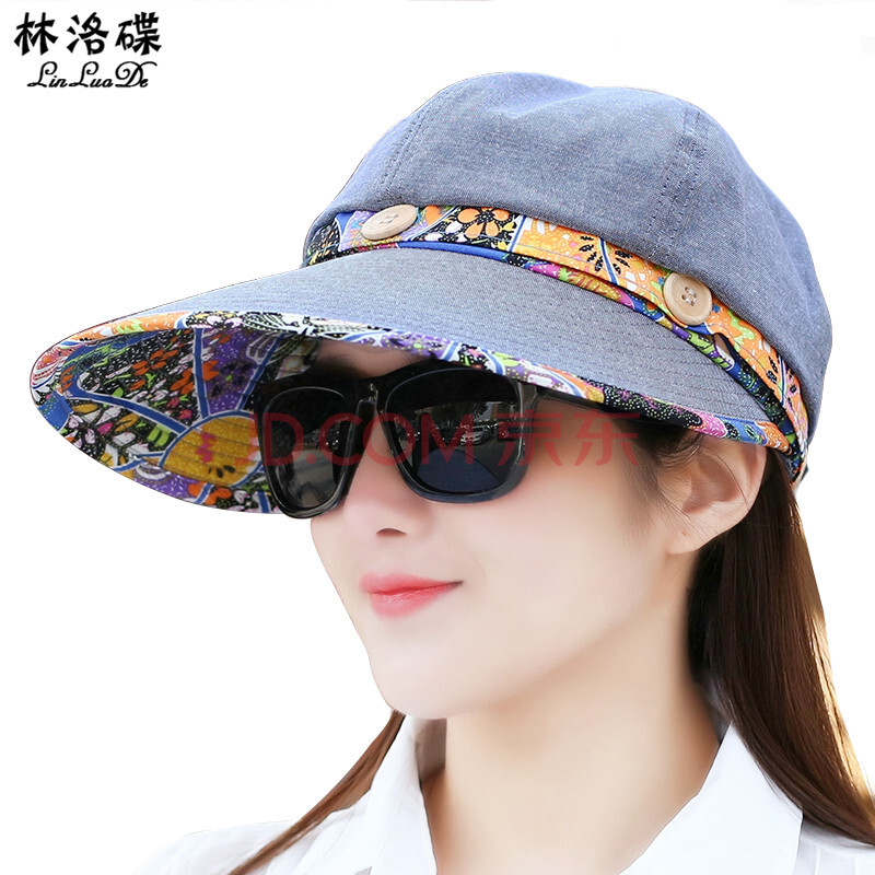 女夏天韩版大沿遮阳帽防晒布帽可折叠遮阳帽夏季防紫外线太阳帽子女士