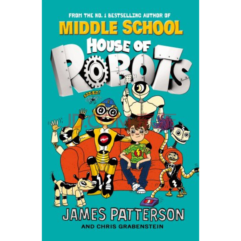 英文原版小说 house of robots 3册 机器人之家 james patterson 儿童