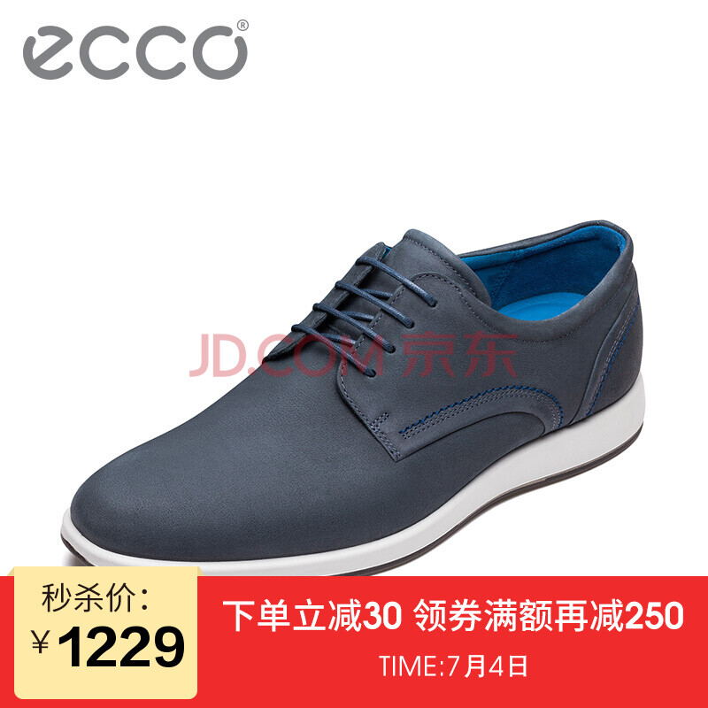 ECCO°®²½ ¼òÔ¼´¿É«Ïµ´øÉÌÎñÐÝÏÐÄÐЬ ¼õÕðÊæÊÊÍ¸ÆøÆ½µ×ĥɰƤЬ ½ÜÈðµÂ602064 º£¾üÀ¶02058 40