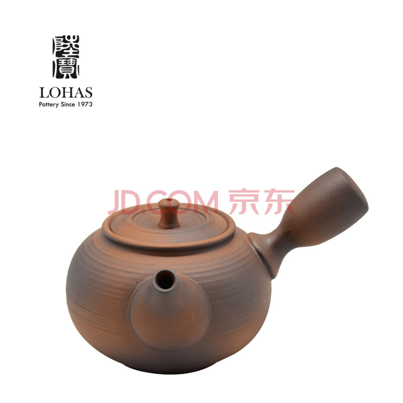 台湾陆宝 侧把煮茶砂铫 烧水壶陶壶 酒精炭炉壶粗陶壶玉书煨 新品 侧