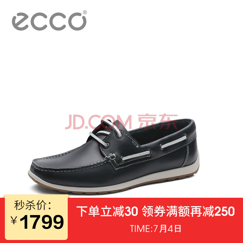ECCO°®²½´ºÏÄÉÌÎñÐÝÏÐЬÄÐЬ ÏÖ´úÕýװƤЬÇáÓ¯Ì×½ÅЬ Ī¿Ë º£¾üÀ¶66041401058 40