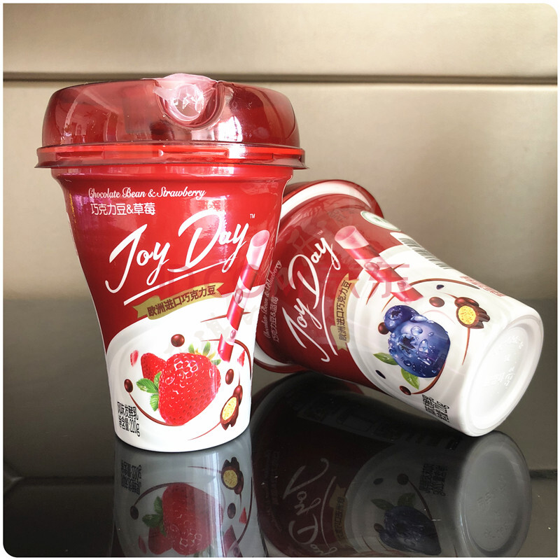 ¹âÃ÷ ÒÁÀûËáÄÌJoyDayÇÉ¿ËÁ¦¶¹+²ÝÝ®/À¶Ý® ÎüÎü±ÉúÅ£Èé 220g*6± ÑîÃÝ´úÑÔ À¶Ý®Î¶ 6±