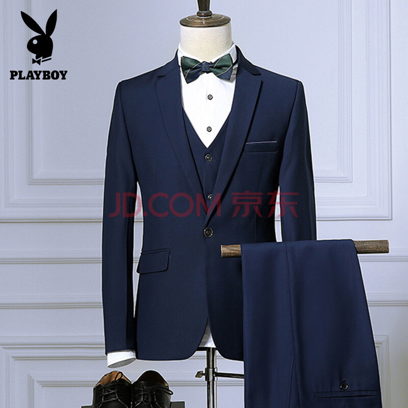 PLAYBOYÎ÷·þÌ××°ÄÐÊ¿Èý¼þÌ×ÉÌÎñСÎ÷×°º«°æÐÞÉí°éÀÉÐÂÀɽá»éÀñ·þ À¶É« ÓÐÎÊÌâÁªÏµ¿Í·þÃÃÃÃŶ
