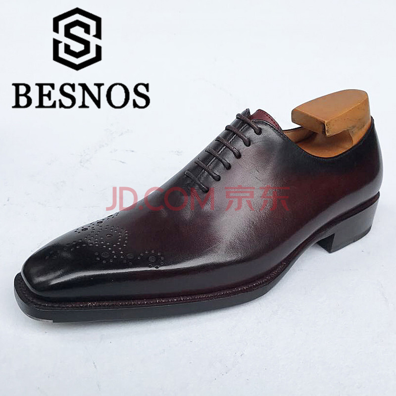 BESNOS 2017п¼¾ÄÐЬ³±Á÷¶¨ÖÆÐ¬ÄÐÓ¢Â×·çʱÉеñ»¨Æ¤Ð¬£¨Ë½È˶¨ÖÆ£¬²»Ö§³ÖÍË»»£© ÔæºìÉ« 43