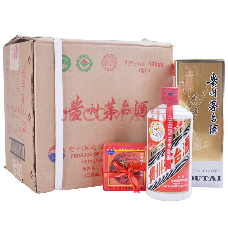 ę́ÀÏ¾Æ 53¶È ·ÉÌì 2012Äê 500ml*6Æ¿ ÕûÏä