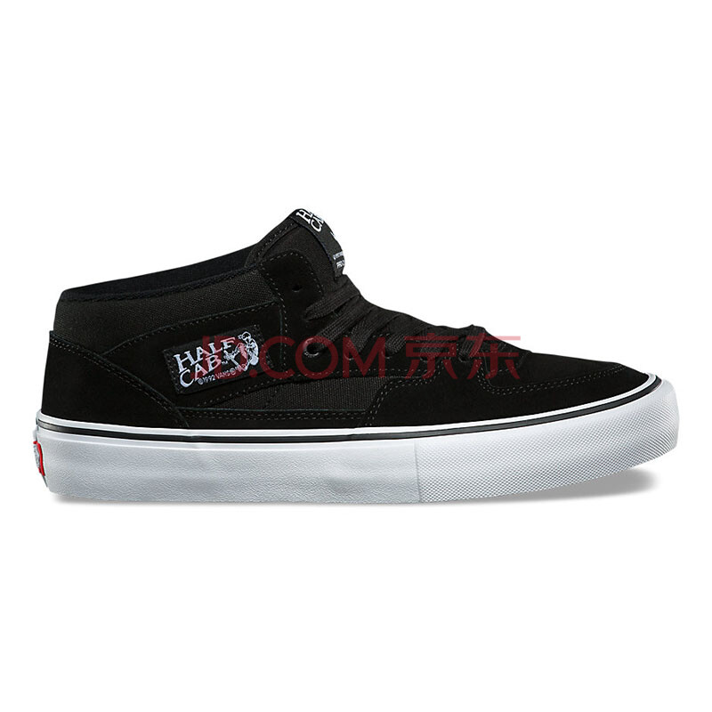 È«Çò¹º VANS·¶Ë¹ÄÐЬÔ˶¯Ð¬HalfCabÐÝÏÐЬÖаï8CPB8C Black/Black/White 11.0 Men = 12.5 Women