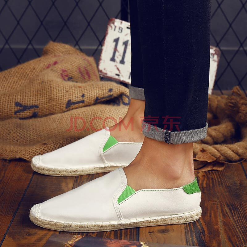 ÑÇÂ鲼ЬÄÐÏļ¾Í¸ÆøÑ§³µÐ¬ÄÐÒ»½ÅµÅÀÁÈËЬ×ÓÄвݱàÓæ·òЬ´«Í³Àϱ±¾©²¼Ð¬ °×É«S1165 45