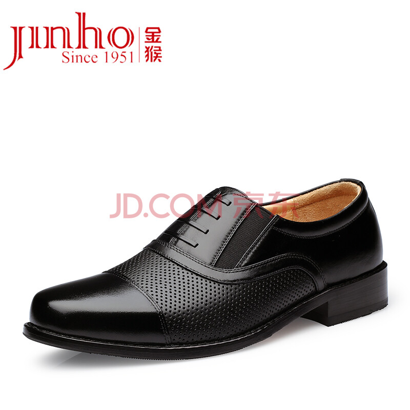 ½ðºï£¨Jinhou£©ÉÌÎñÕý×°Èý½ÓÍ·¹¦Ñ«Ð¬ ţƤ¼Ùϵ´øÆ¤Ð¬ ÄÐÁ¹Ð¬J3003A3 ºÚÉ« 44