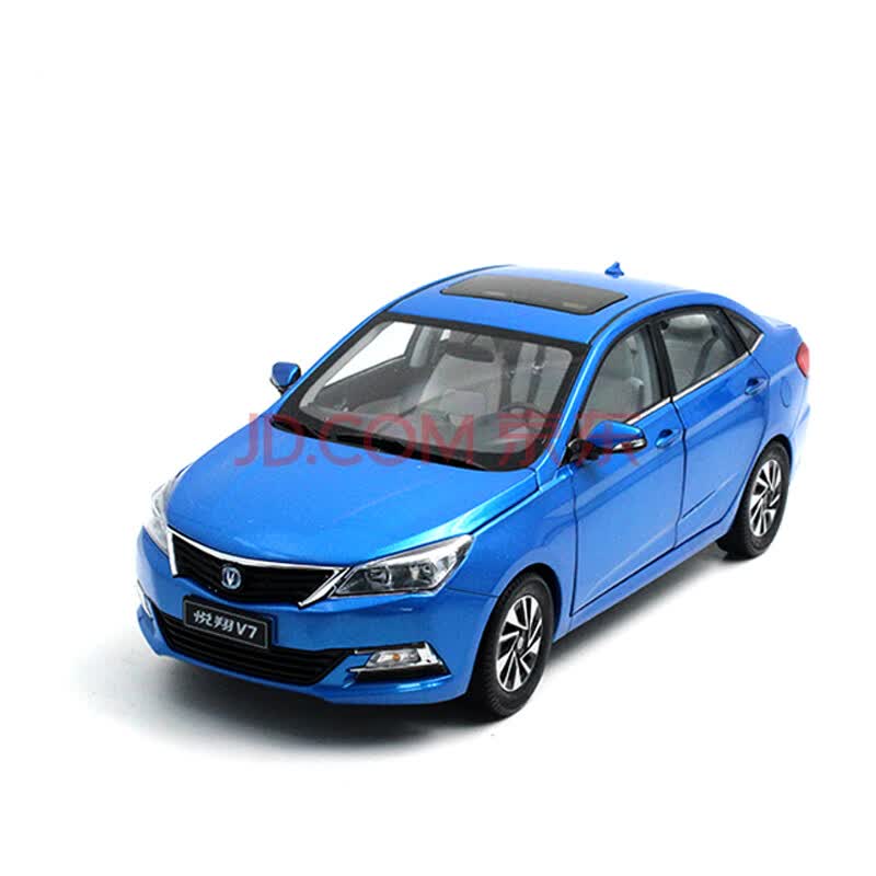原厂1:18 2014款 长安悦翔v7 车模 仿真合金汽车模型