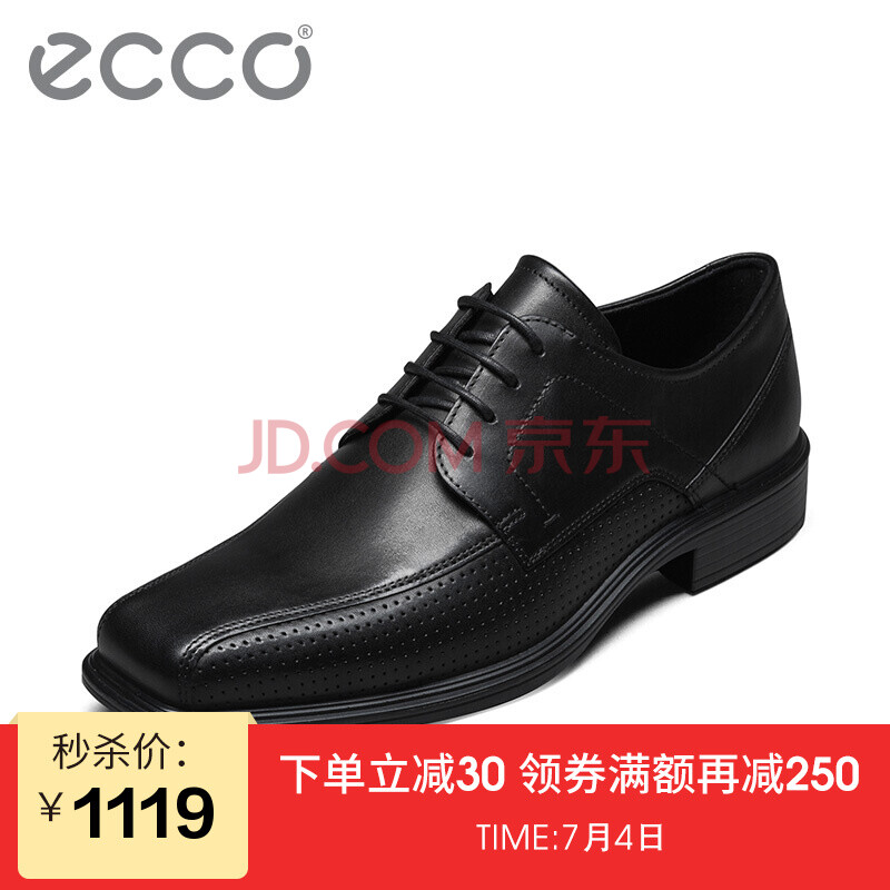 ECCO°®²½ ¾µäÕý×°Éðʿͷ²ãţƤÄÐʿϵ´øÆ¤Ð¬ º²Ë¹623574 ºÚÉ«62357401001 43