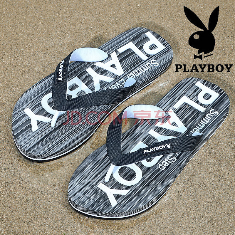 PLAYBOY/»¨»¨¹«×ÓÍÏЬÄÐÏļ¾Íâ´©ÄÐÊ¿ÊÒÄÚ·À»¬É³Ì²Á¹ÍÏЬÄÐÈË×ÖÍÏÄÐÊÒÄÚ·À»¬É³Ì²Á¹ÍÏЬÄÐ 8AX006190S »ÒÉ« 40