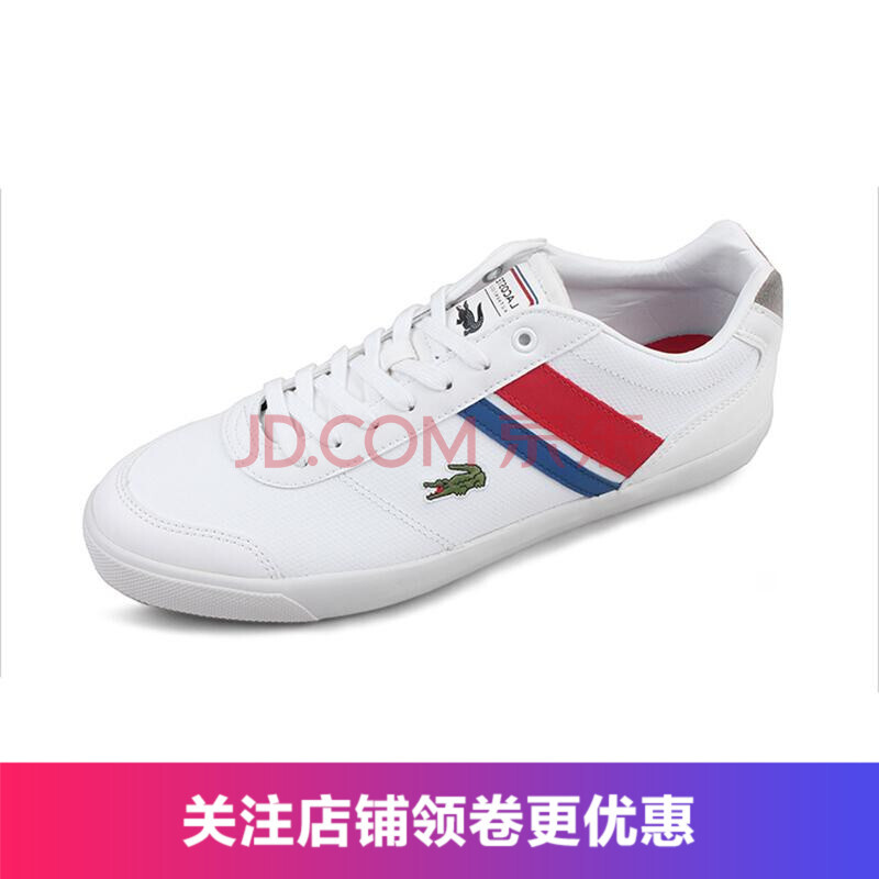È«Çò¹º öùÓã/Lacoste ÄпîʱÉÐÆ¤ÖÊÐÝÏÐÔ˶¯Ð¬ 7-29SPM0014 7-29SPM0014 286°×ºì ÃÀÂëUS 08