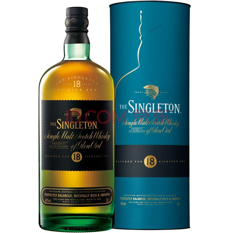 苏格登(the singleton)18年北高地单一麦芽苏格兰威士忌 700ml