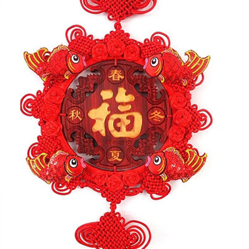木雕中国结福字加大号2米挂件 乔迁搬家礼品 婚庆喜庆