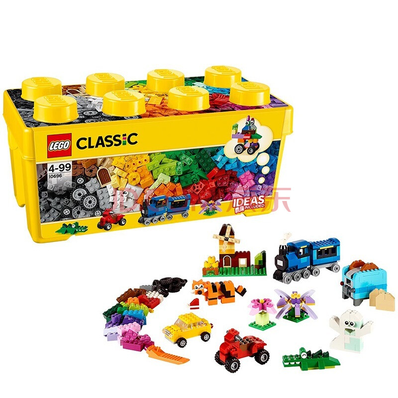 lego 乐高 lego classic 乐高经典系列 乐高经典创意中号积木盒 10696