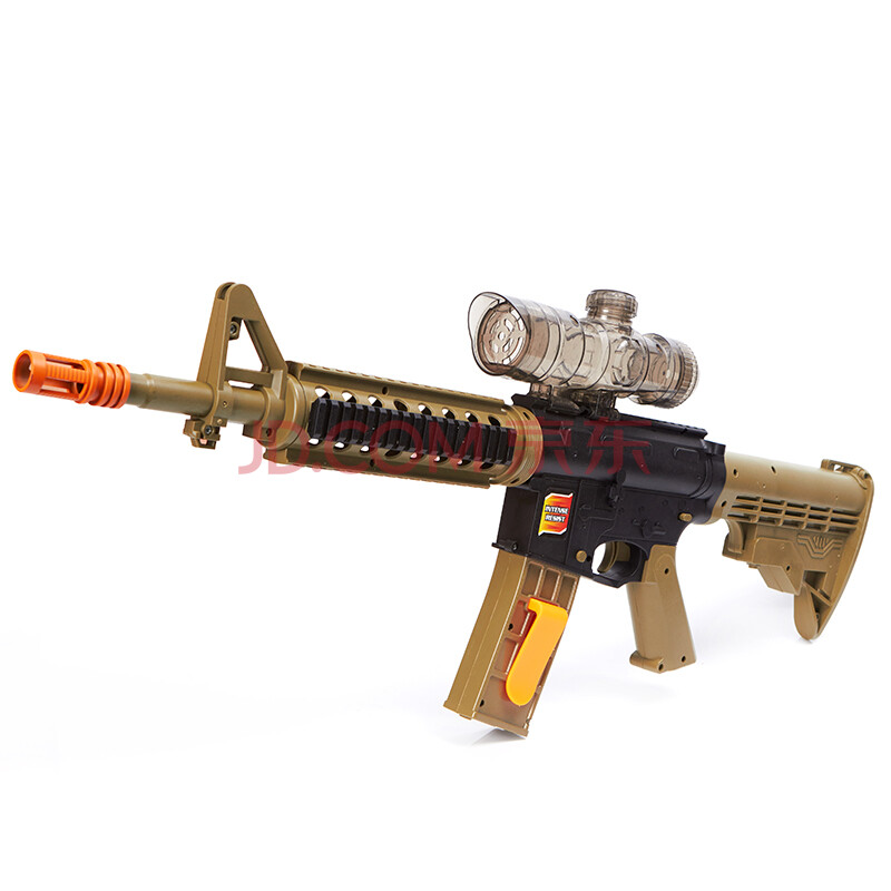 liangang电动连发水弹枪儿童玩具枪可发射子弹水晶弹m16狙击冲锋枪 lg