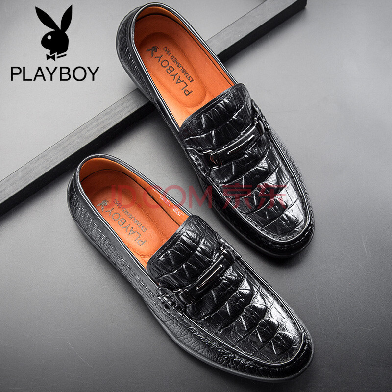 PLAYBOY/»¨»¨¹«×ÓÆì½¢µêÄÐЬÏļ¾¶¹¶¹Ð¬ÄÐöùÓãÎÆÉÌÎñÐÝÏÐÆ¤Ð¬ÄÐÓ¢Â×ÀÁÈËЬ×Ó ºÚÉ« 42