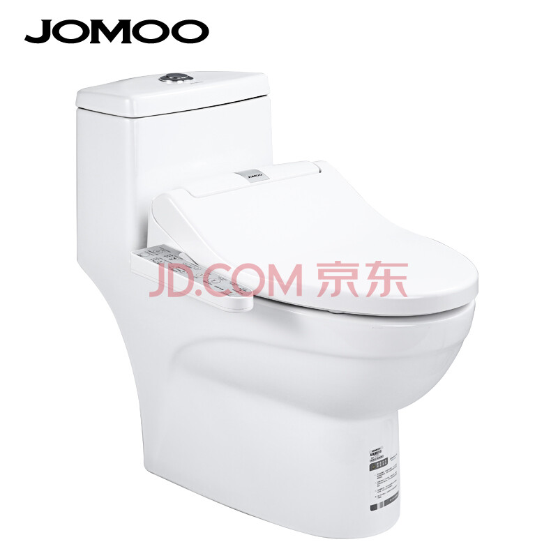 九牧(jomoo)卫浴静音缓降马桶坐便器节水防臭座便器釉面自洁喷射虹吸