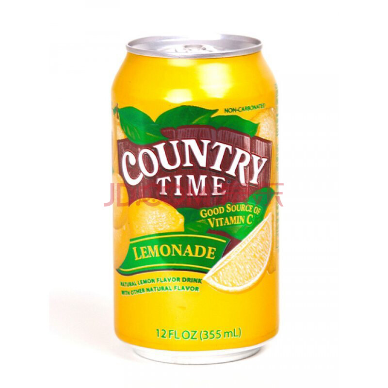 顺丰快递 美国进口 country time lemonade乡村时光柠檬味饮料 355ml*