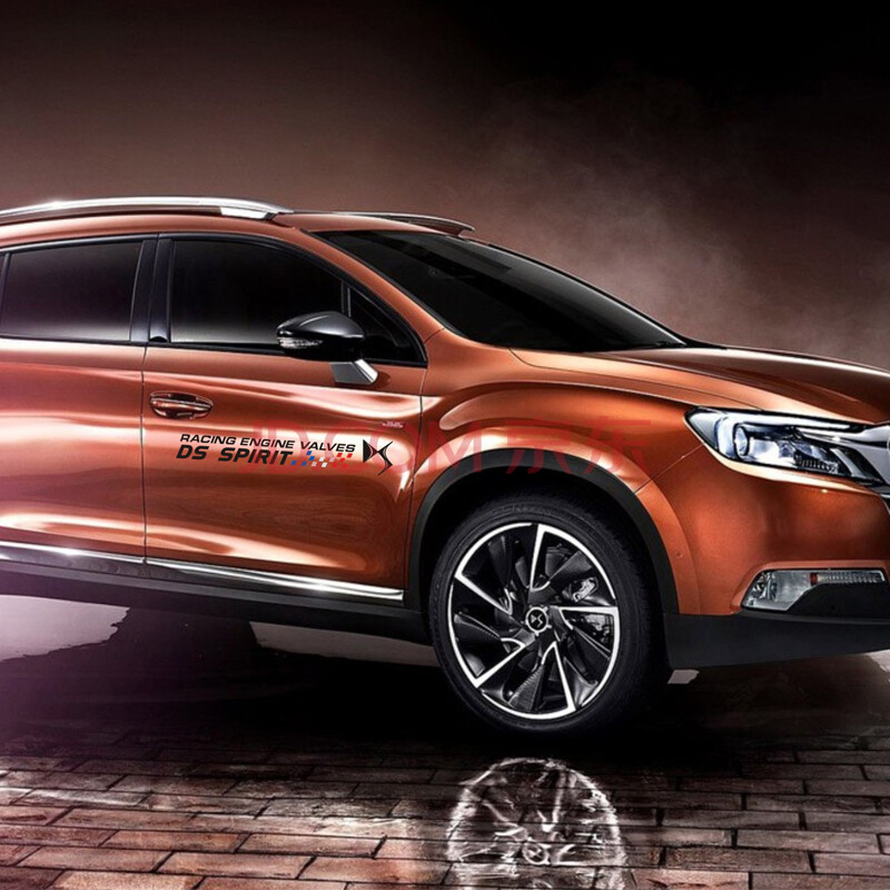 雷茨 雪铁龙ds ds5 ds6 ds5ls 法国反光贴 改装 车贴标 汽车 贴纸装饰